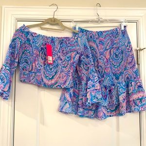 Brand New With Tags Lilly Pulitzer Soren Set Size Small
